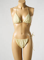 Maillot de bain 2 pièces jaune OSÉREE pour femme seconde vue