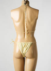 Maillot de bain 2 pièces jaune OSÉREE pour femme seconde vue