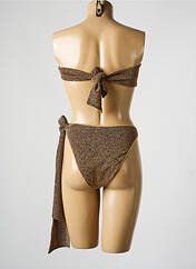 Maillot de bain 2 pièces or OSÉREE pour femme seconde vue