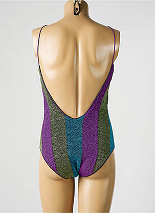 Maillot de bain 1 pièce imprimé fantaisie violet OSÉREE femme