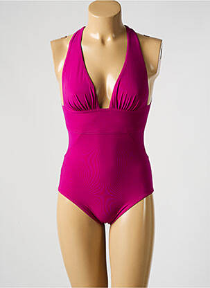 Maillot de bain 1 pièce haut triangles haut triangles violet PAIN DE SUCRE femme