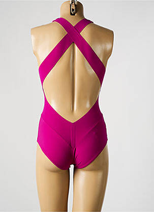 Maillot de bain 1 pièce haut triangles haut triangles violet PAIN DE SUCRE femme