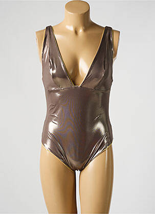 Maillot de bain 1 pièce or PAIN DE SUCRE femme