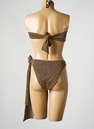 Maillot de bain 2 pièces haut bandeau haut bandeau or OSÉREE femme