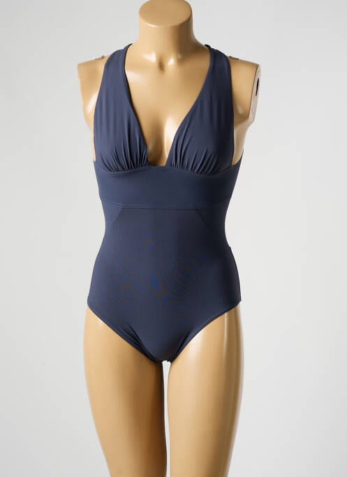 Maillot de bain 1 pièce gris PAIN DE SUCRE pour femme