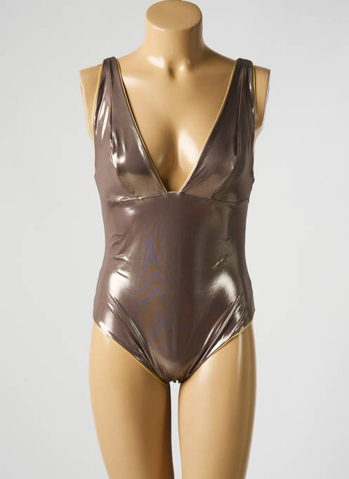 Maillot de bain 1 pièce or PAIN DE SUCRE pour femme