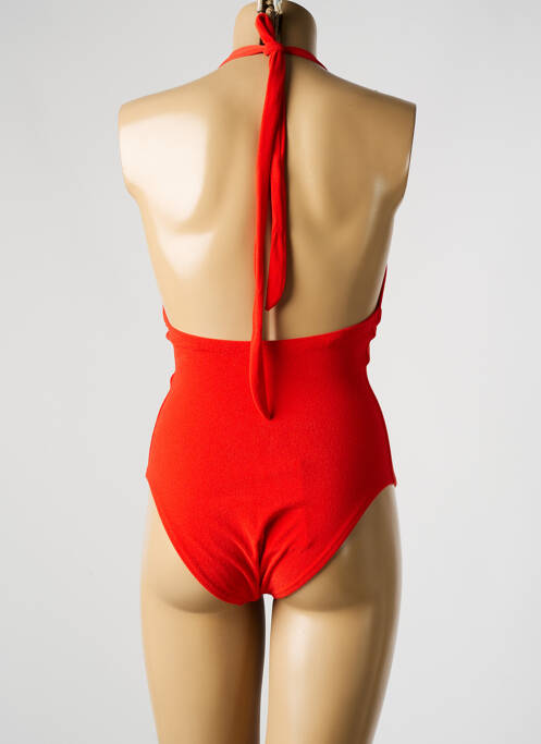 Maillot de bain 1 pièce orange PAIN DE SUCRE femme