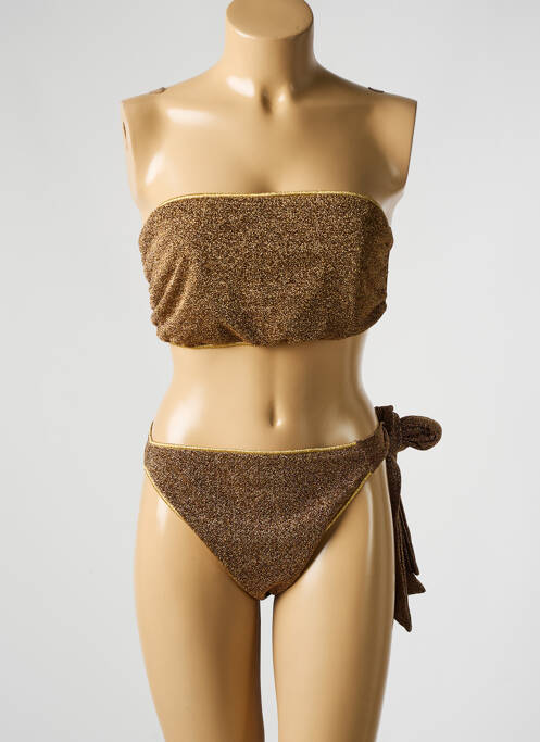 Maillot de bain 2 pièces or OSÉREE pour femme