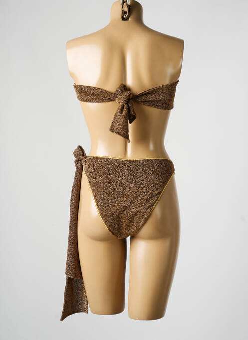 Maillot de bain 2 pièces or OSÉREE pour femme