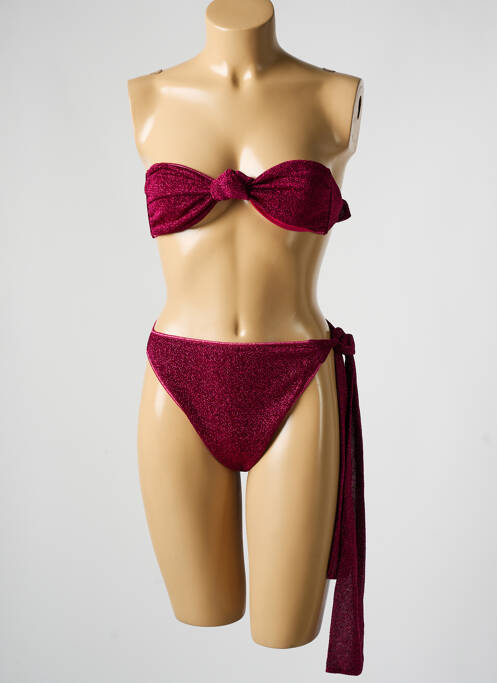 Maillot de bain 2 pièces rose OSÉREE pour femme