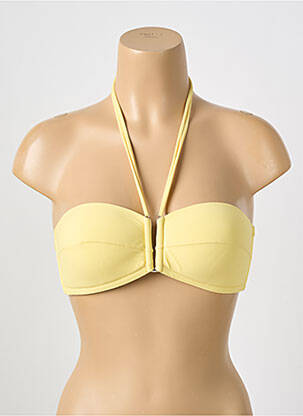 Haut de maillot de bain haut bandeau haut bandeau jaune PAIN DE SUCRE femme