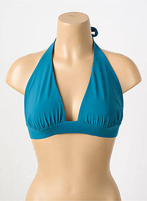 Haut de maillot de bain haut triangles haut triangles bleu PAIN DE SUCRE femme
