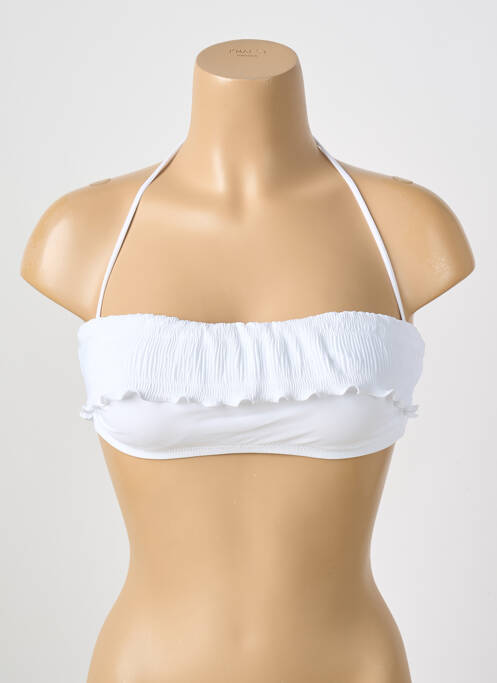 Haut de maillot de bain blanc PAIN DE SUCRE pour femme