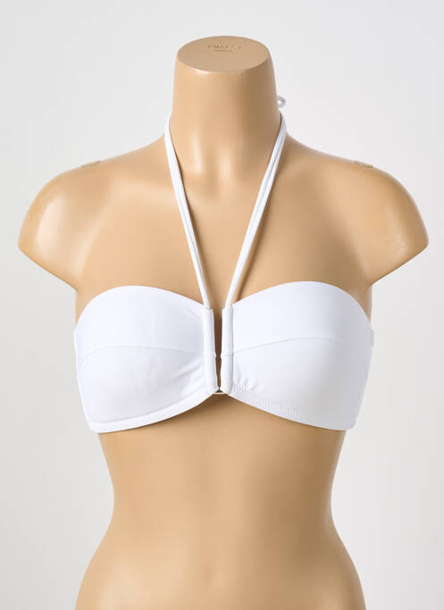 Haut de maillot de bain blanc PAIN DE SUCRE pour femme