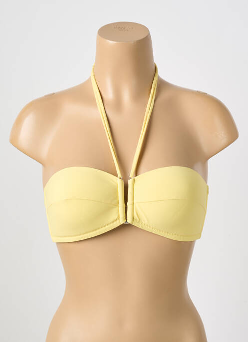 Haut de maillot de bain jaune PAIN DE SUCRE pour femme