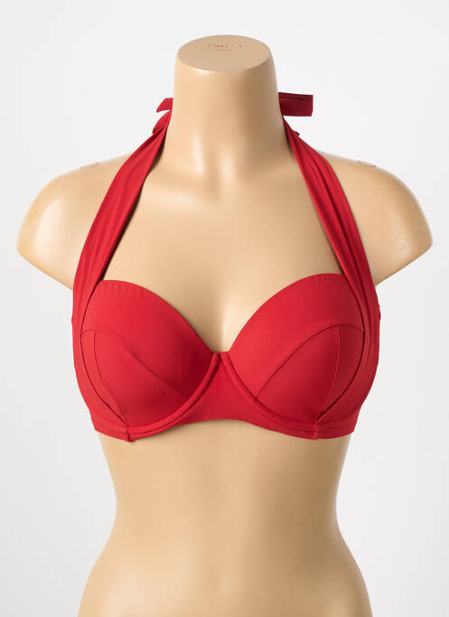 Haut de maillot de bain rouge PAIN DE SUCRE pour femme