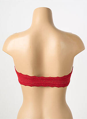 Soutien-gorge sans armature haut bandeau rouge PAIN DE SUCRE femme