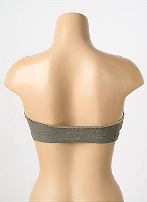 Soutien-gorge sans armature haut bandeau vert PAIN DE SUCRE femme