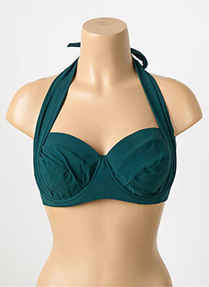 Haut de maillot de bain haut soutien-gorge emboitant haut soutien-gorge emboitant vert PAIN DE SUCRE femme