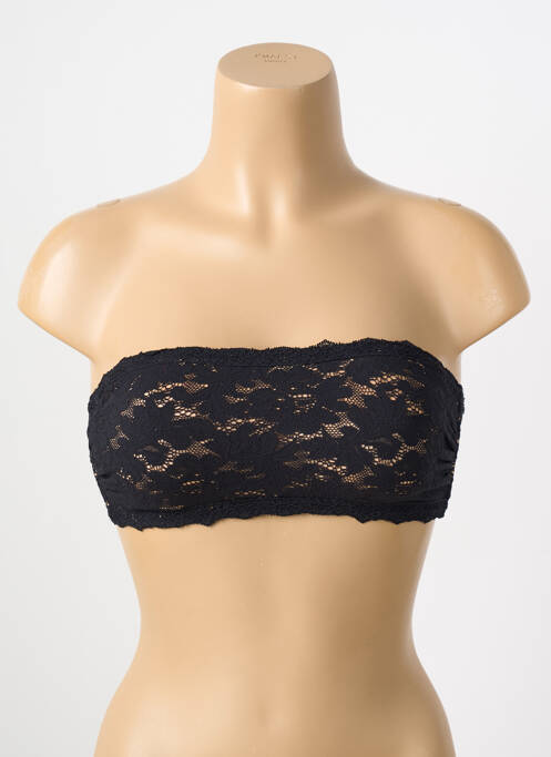 Soutien-gorge sans armature haut bandeau noir PAIN DE SUCRE femme
