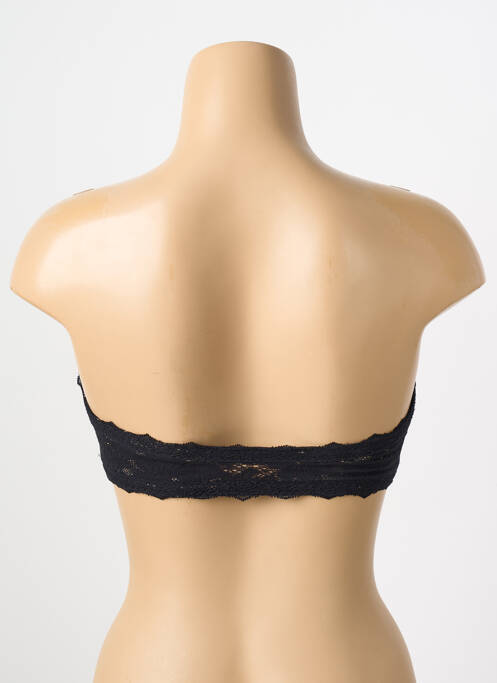 Soutien-gorge sans armature haut bandeau noir PAIN DE SUCRE femme