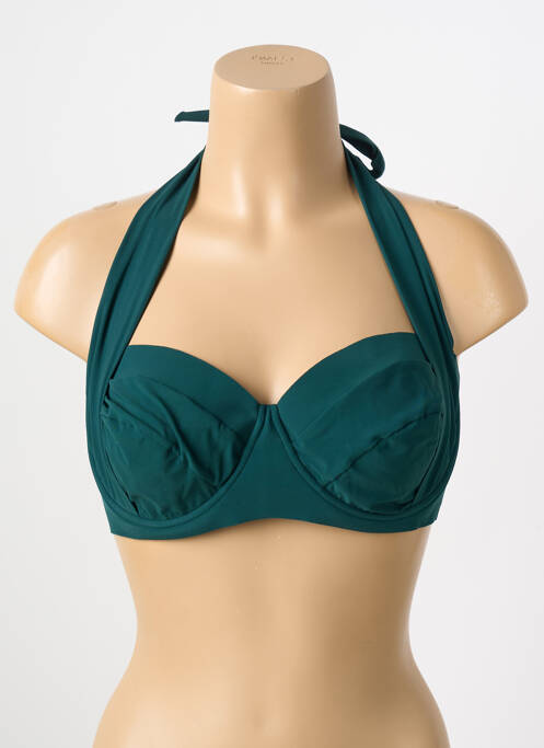 Haut de maillot de bain vert PAIN DE SUCRE pour femme