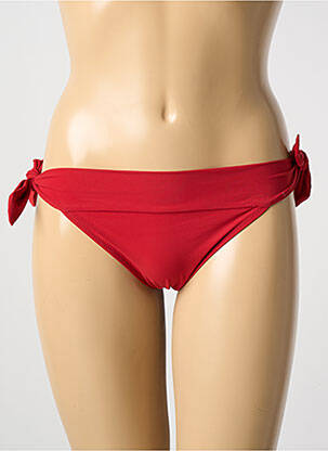 Bas de maillot de bain culotte culotte rouge fonce PAIN DE SUCRE femme