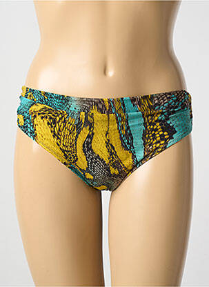 Bas de maillot de bain micro fibres culotte bleu PAIN DE SUCRE femme