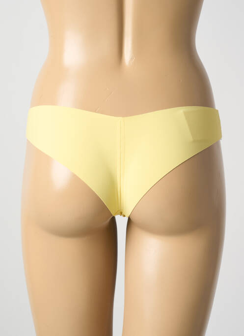 Bas de maillot de bain string jaune PAIN DE SUCRE femme