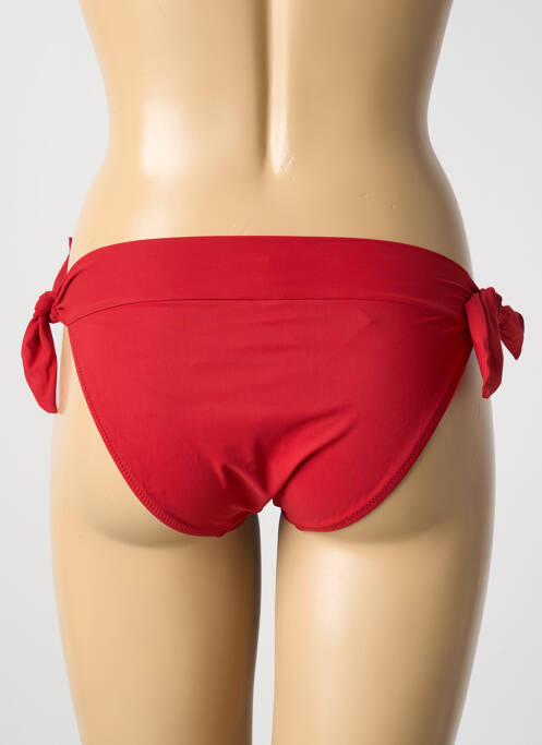 Bas de maillot de bain rouge fonce PAIN DE SUCRE pour femme