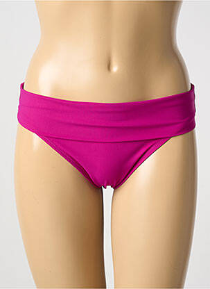 Bas de maillot de bain micro fibres culotte violet PAIN DE SUCRE femme