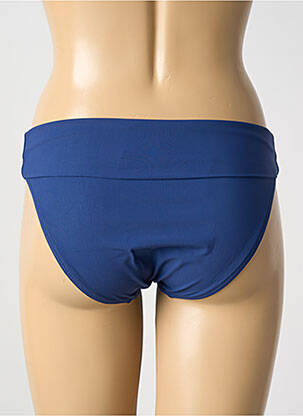 Bas de maillot de bain micro fibres culotte bleu fonce PAIN DE SUCRE femme