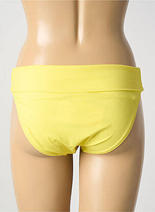 Bas de maillot de bain micro fibres culotte jaune PAIN DE SUCRE femme