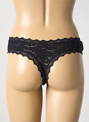 Tanga tanga noir PAIN DE SUCRE femme