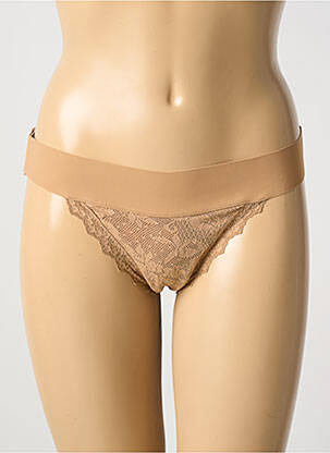 Tanga beige PAIN DE SUCRE pour femme