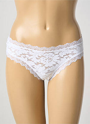 Tanga blanc PAIN DE SUCRE pour femme
