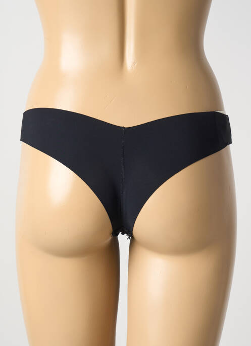 Tanga noir PAIN DE SUCRE pour femme