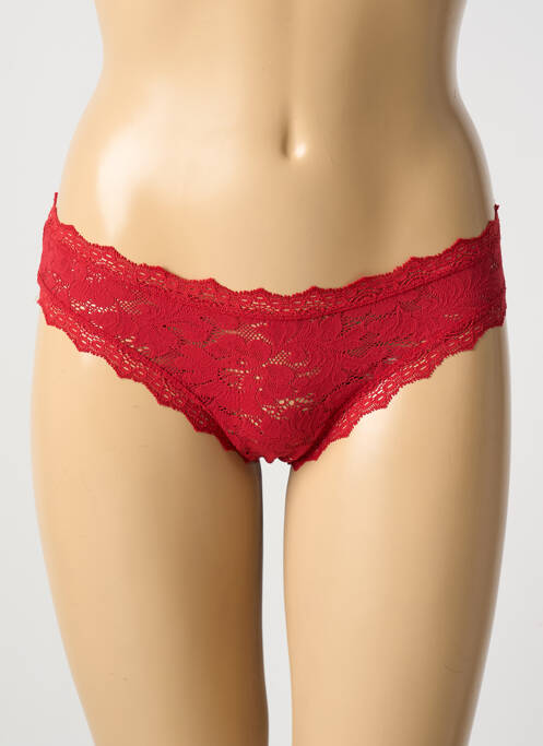 Tanga rouge PAIN DE SUCRE pour femme