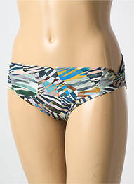 Bas de maillot de bain imprimé fantaisie culotte bleu PAIN DE SUCRE femme