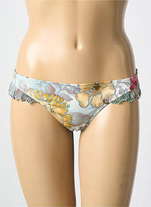 Bas de maillot de bain imprimé fantaisie string vert PAIN DE SUCRE femme
