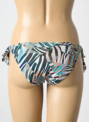 Bas de maillot de bain imprimé fantaisie bikini vert PAIN DE SUCRE femme