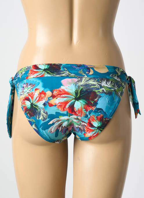 Bas de maillot de bain imprimé fantaisie bikini bleu PAIN DE SUCRE femme