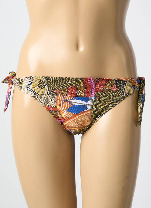 Bas de maillot de bain orange PAIN DE SUCRE pour femme