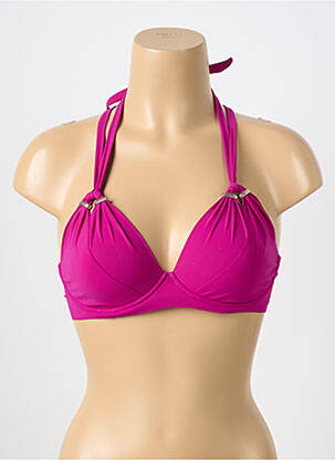 Haut de maillot de bain stretch violet PAIN DE SUCRE femme