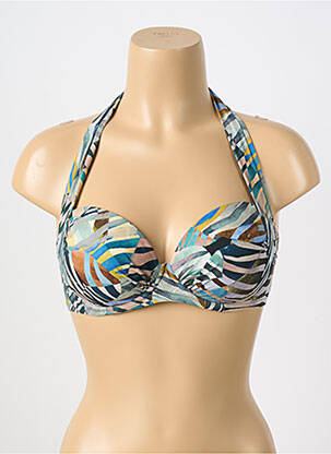 Haut de maillot de bain haut soutien-gorge moulé haut soutien-gorge moulé vert PAIN DE SUCRE femme