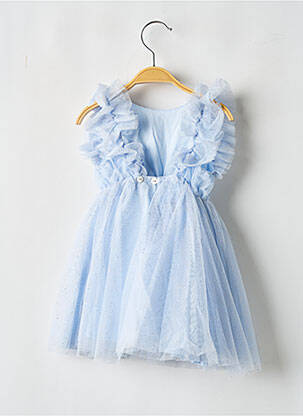 Robe longue sans manche sans manche bleu LES PETITS INCLASSABLES fille