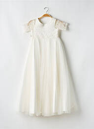 Robe longue manches courtes manches courtes blanc BIANCO EVENTO fille