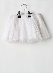 Jupe courte blanc LES PETITS INCLASSABLES pour fille seconde vue