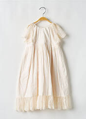 Robe longue beige LES PETITS INCLASSABLES pour fille seconde vue