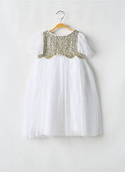Robe longue blanc LES PETITS INCLASSABLES pour fille seconde vue